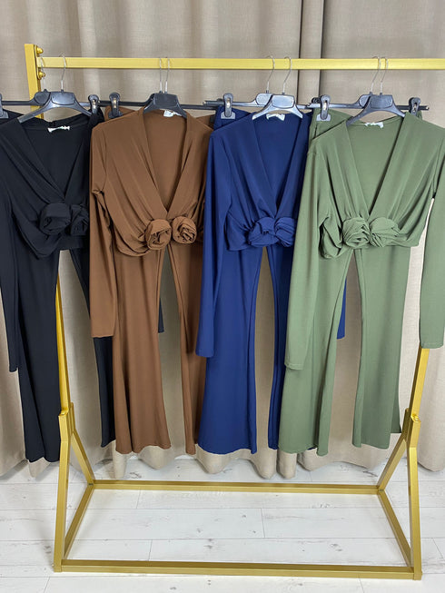 Shibon Rose Corsage Detail Co-Ord Set